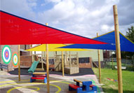 Example of completed Shade Sails project