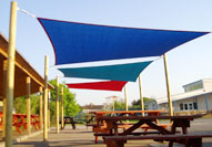 Example of completed Shade Sails project