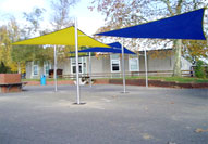 Example of completed Shade Sails project